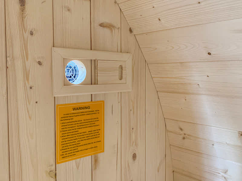 Ember 4 Person Outdoor Barrel Sauna