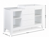 Wooden Nursery Change Table - White