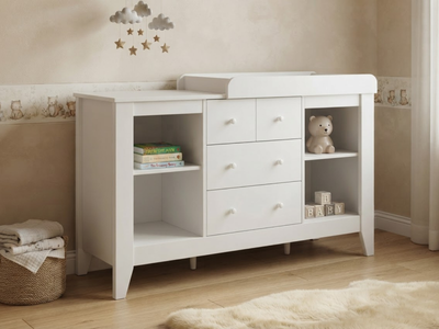 Wooden Nursery Change Table - White