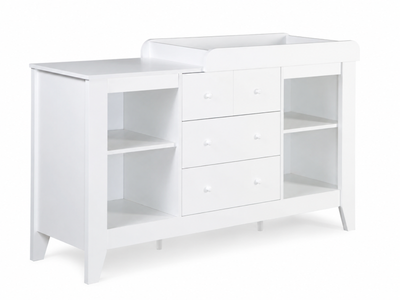 Wooden Nursery Change Table - White