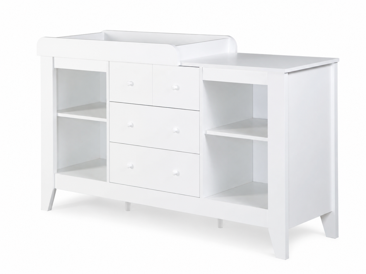 Wooden Nursery Change Table - White