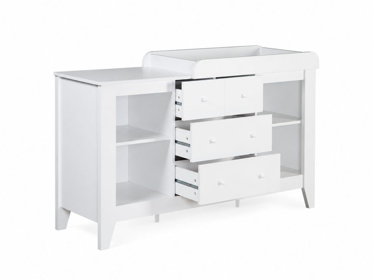 Wooden Nursery Change Table - White