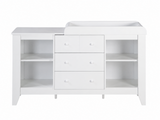 Wooden Nursery Change Table - White