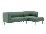 Judith Sectional Sofa with Right Chaise Linen - Green