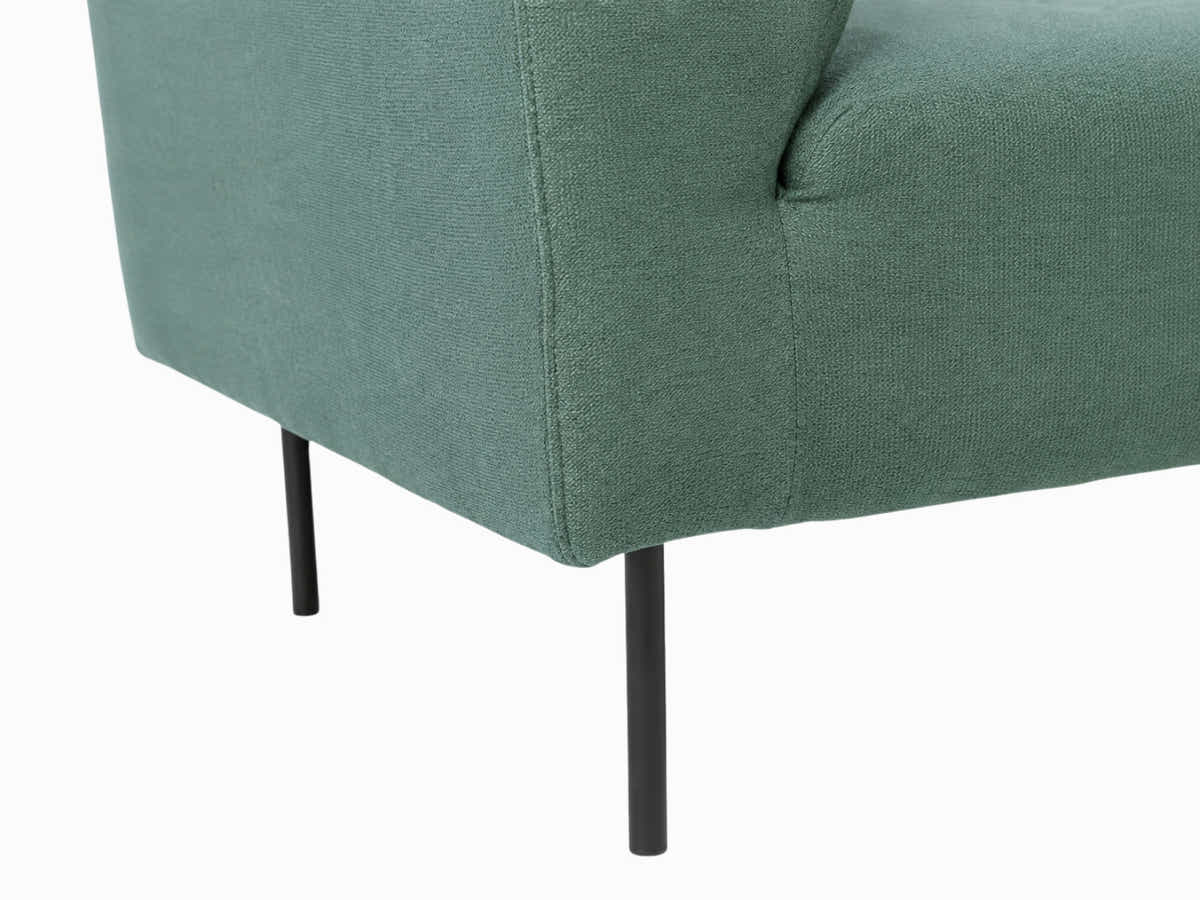Judith Sectional Sofa with Right Chaise Linen - Green