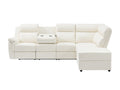 Ronae Corner Recliner Sofa PU - Beige