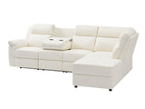 Ronae Corner Recliner Sofa PU - Beige