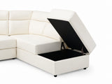 Ronae Corner Recliner Sofa PU - Beige