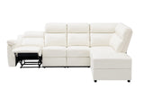 Ronae Corner Recliner Sofa PU - Beige