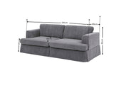 Levinson Corduroy Sofa - Grey