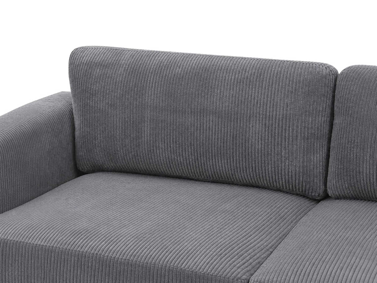 Levinson Corduroy Sofa - Grey