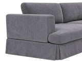 Levinson Corduroy Sofa - Grey