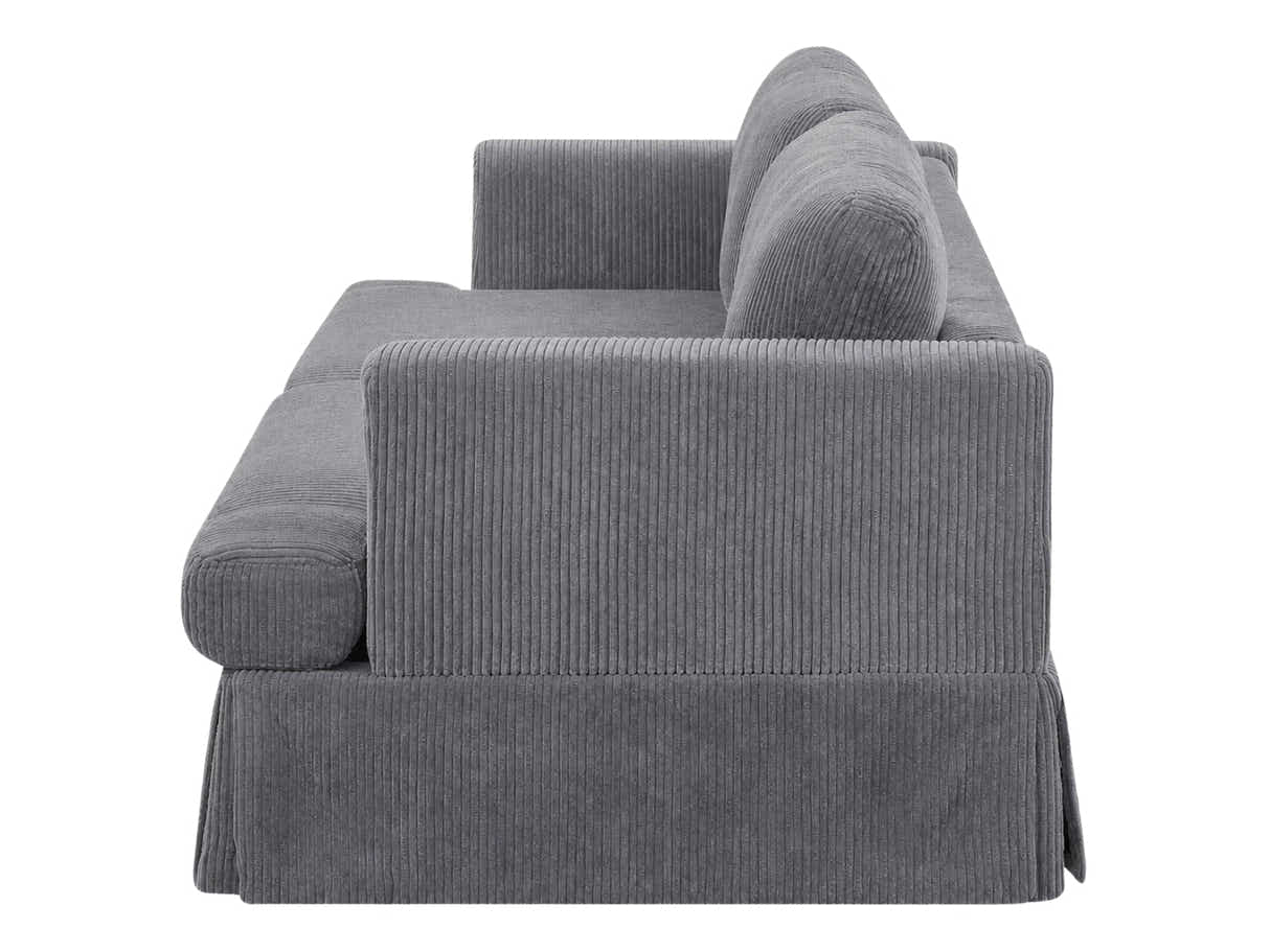 Levinson Corduroy Sofa - Grey
