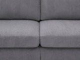 Levinson Corduroy Sofa - Grey