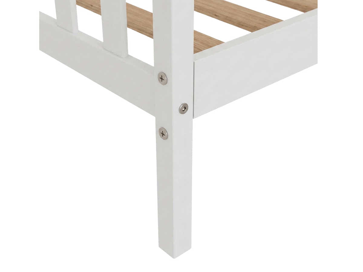 Hampshire Bed Frame White - King Single