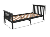 Hampshire Bed Frame Black - King Single