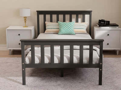 Hampshire Bed Frame Black - King Single