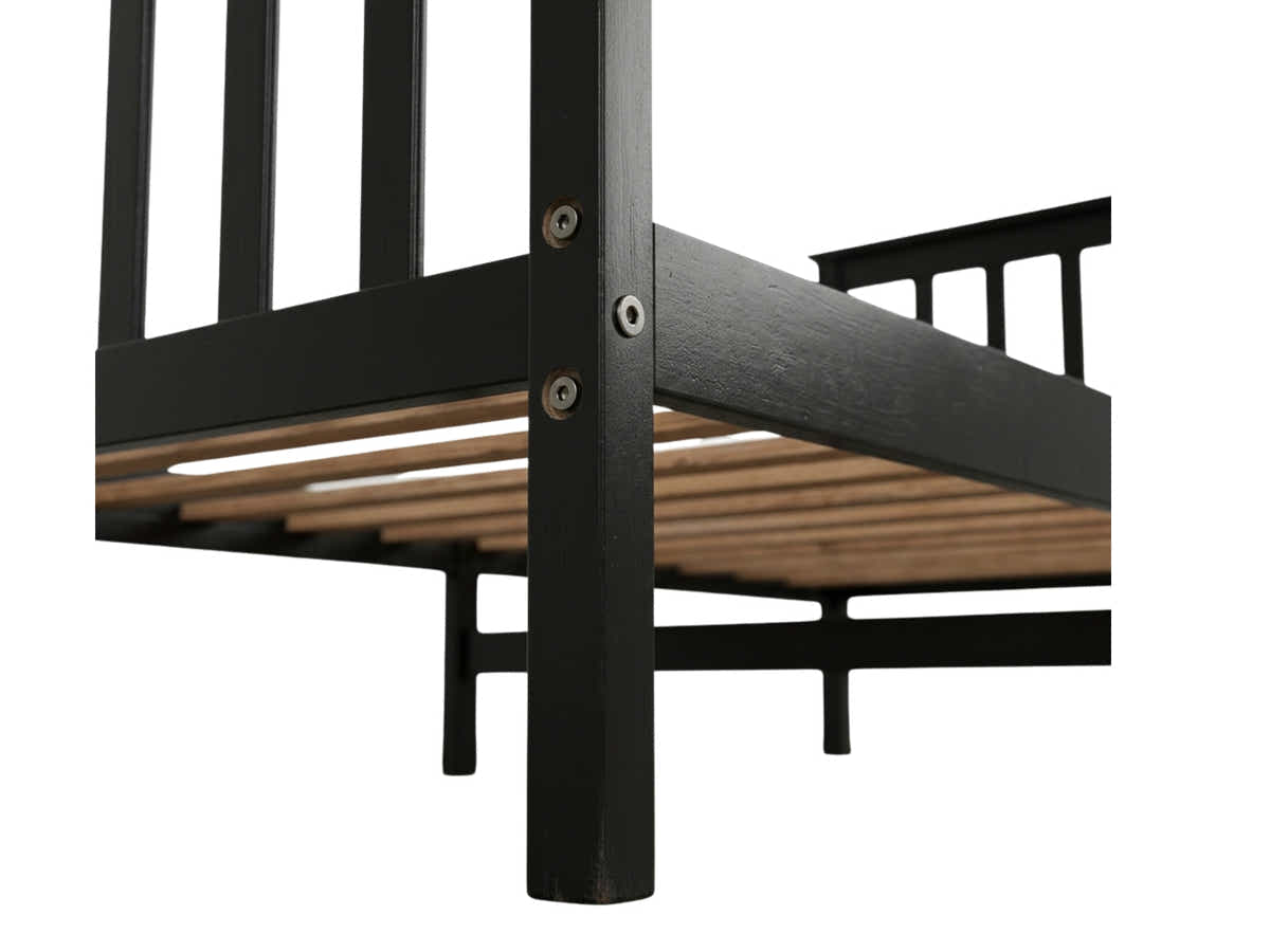 Hampshire Bed Frame Black - King Single