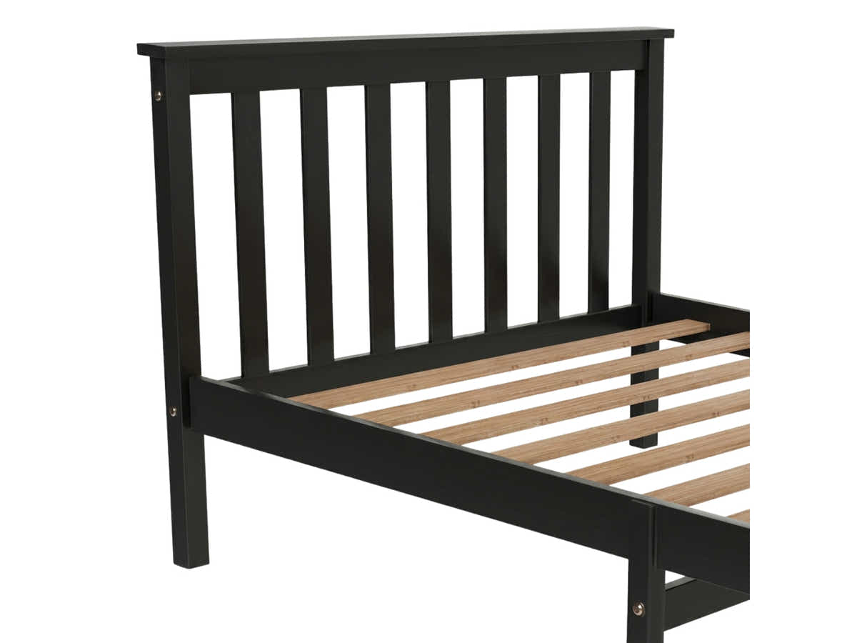 Hampshire Bed Frame Black - King Single