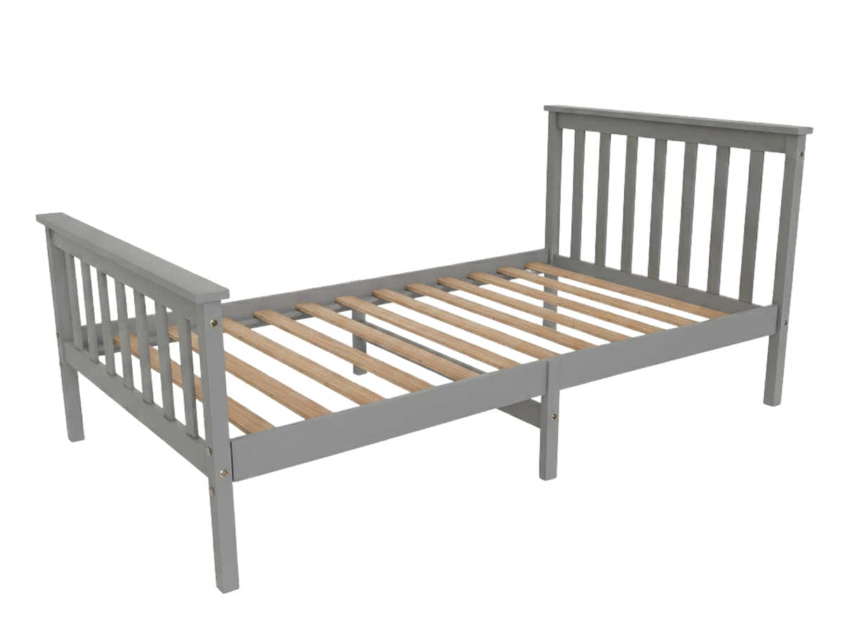 Hampshire Bed Frame King Single - Grey
