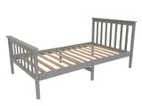 Hampshire Bed Frame King Single - Grey