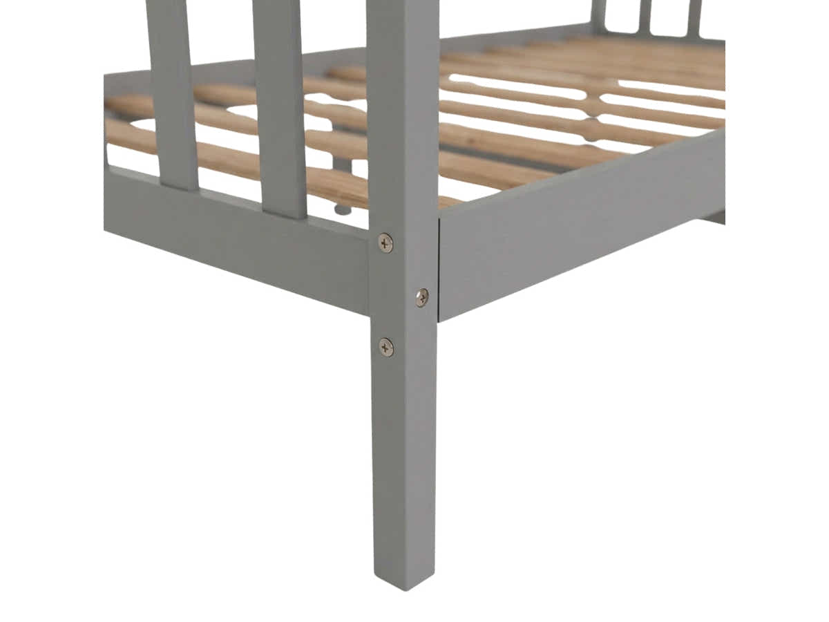 Hampshire Bed Frame King Single - Grey