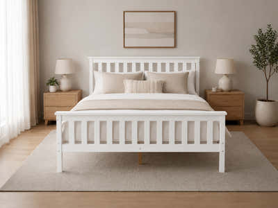 Hampshire Bed Frame White - Double