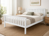 Hampshire Bed Frame White - Double