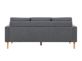 Darius Corner Sofa Linen - Grey