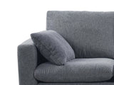 Darius Corner Sofa Linen - Grey