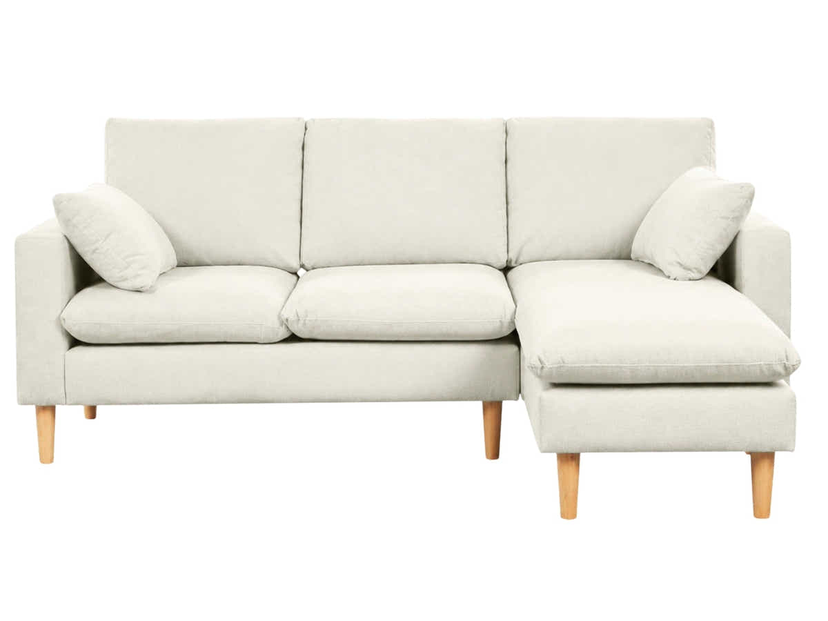 Darius Corner Sofa Linen - Cream