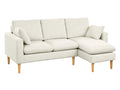 Darius Corner Sofa Linen - Cream