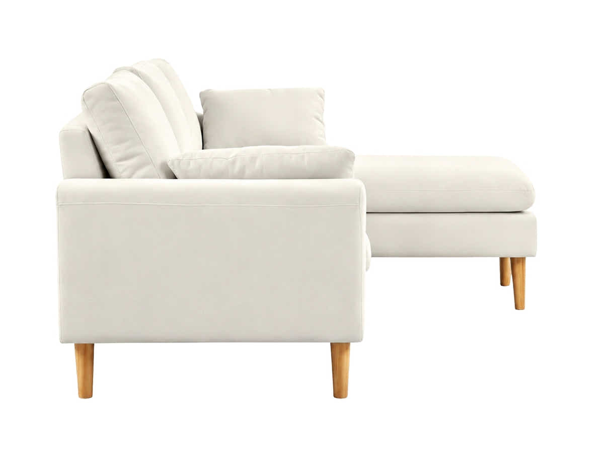 Darius Corner Sofa Linen - Cream
