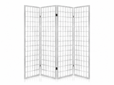4-Panel Room Divider E P1 - White