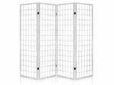 4-Panel Room Divider E P1 - White