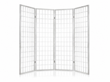 4-Panel Room Divider E P1 - White