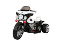 Kids Ride On Police Motorbike - Black