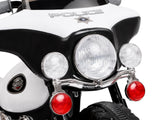 Kids Ride On Police Motorbike - Black