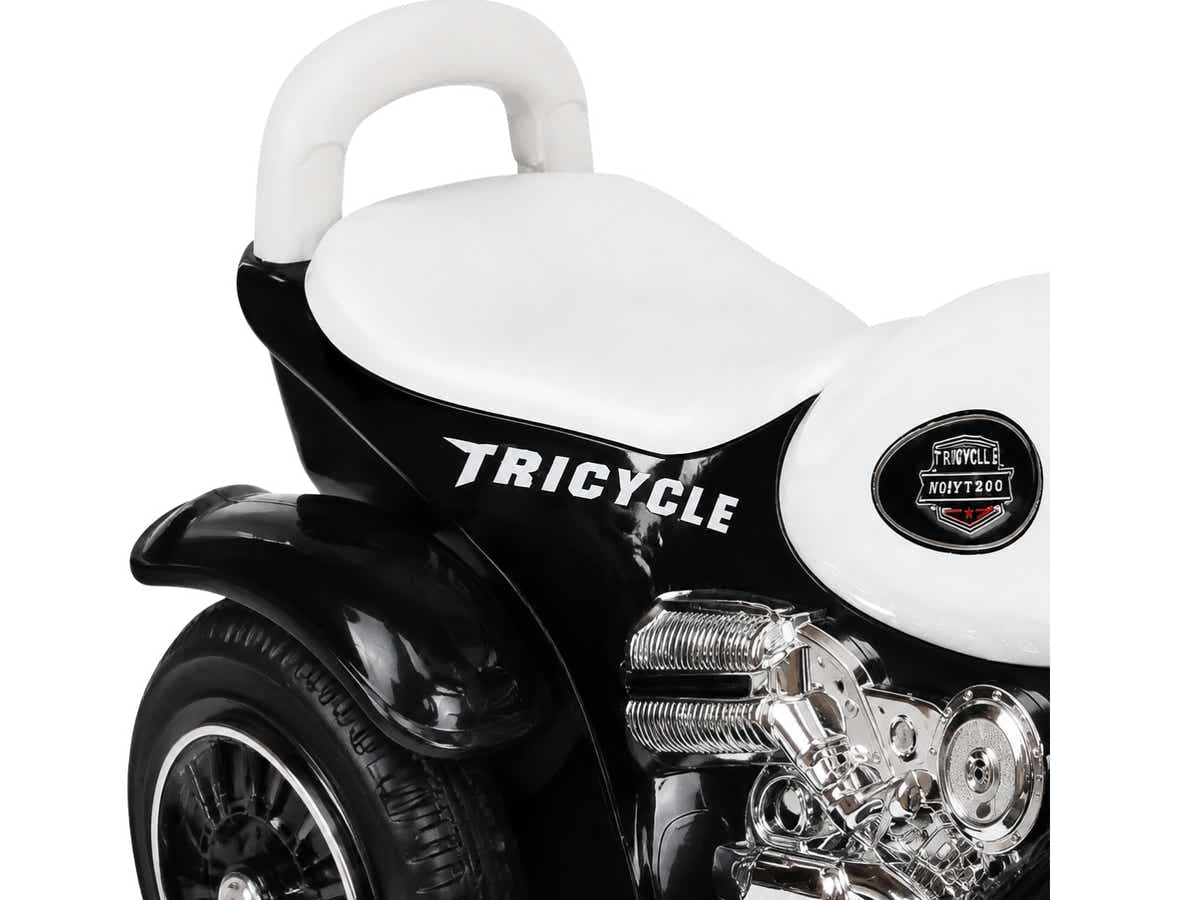 Kids Ride On Police Motorbike - Black