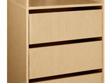 Mattone 3-Drawer Wardrobe with Hanging