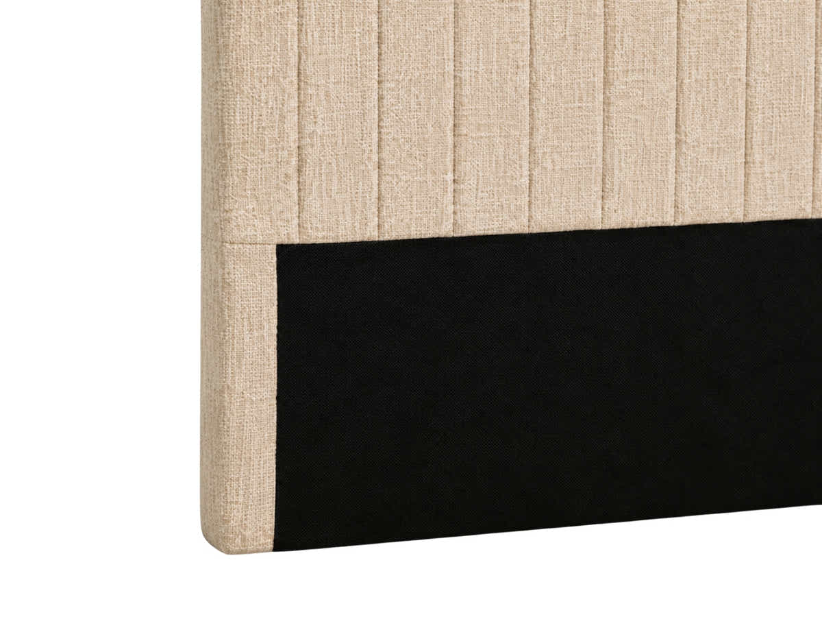 Coleford Headboard Chenille Beige - Queen