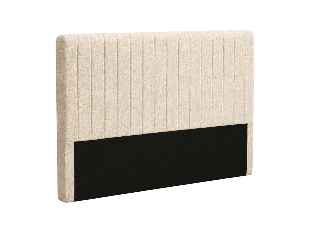 Coleford Headboard Chenille Beige - King