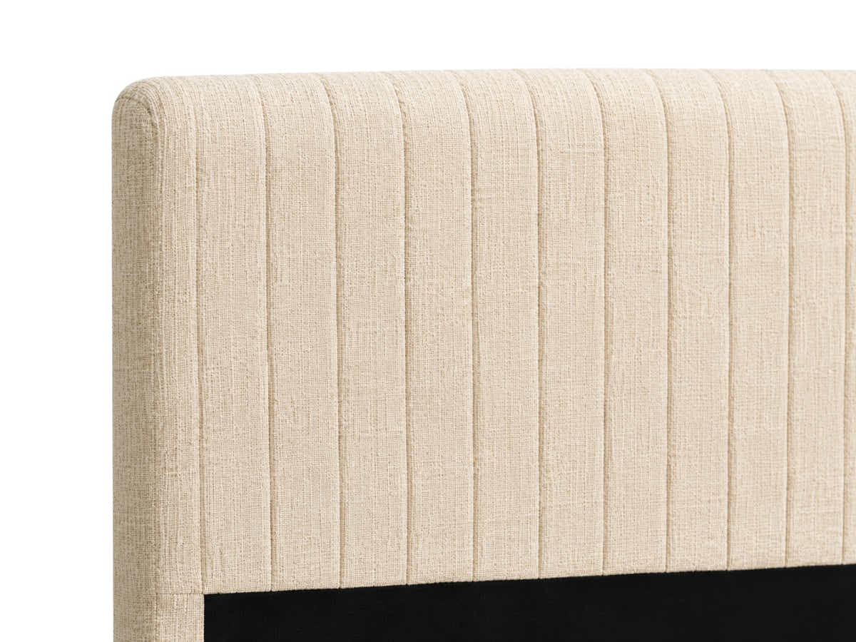 Coleford Headboard Chenille Beige - King
