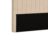 Coleford Headboard Chenille Beige - King
