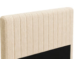 Coleford Headboard Chenille Beige - King
