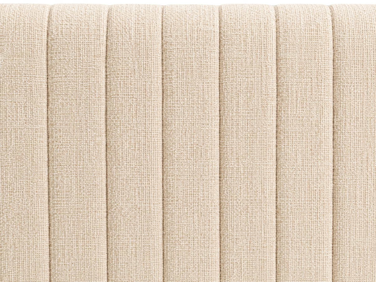 Coleford Headboard Chenille Beige - King