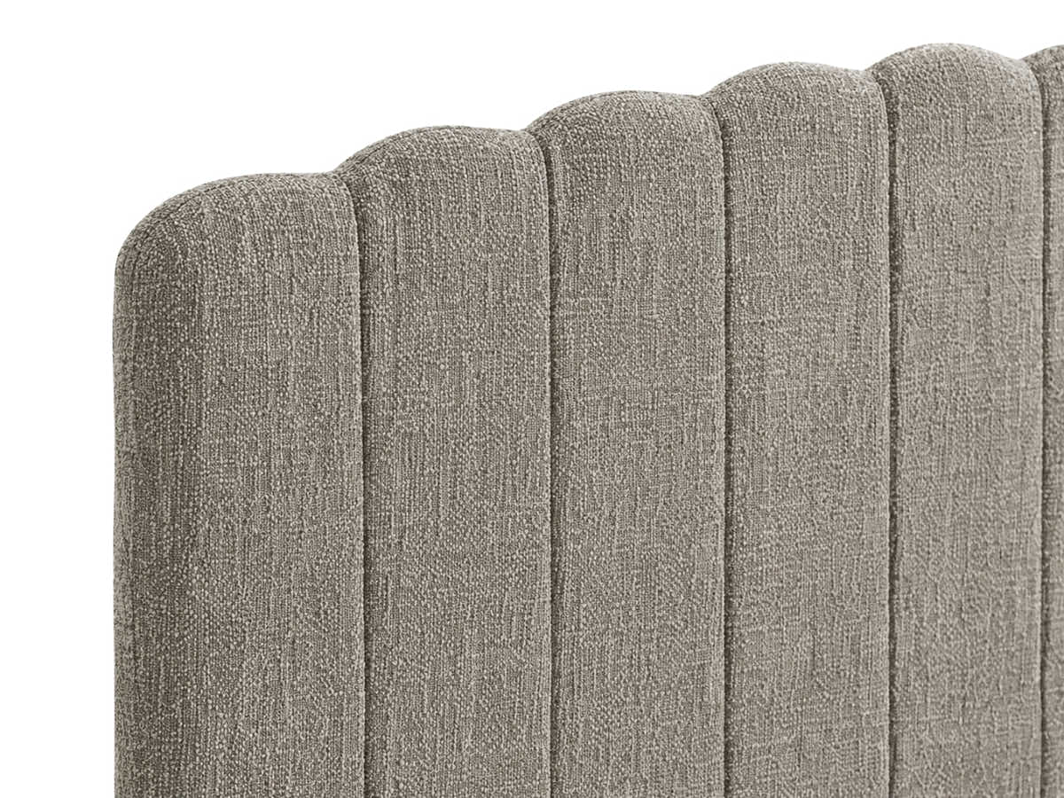 Purton Headboard Chenille Grey - Queen