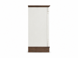5-Drawer Chest - Antique White & Rustic Brown