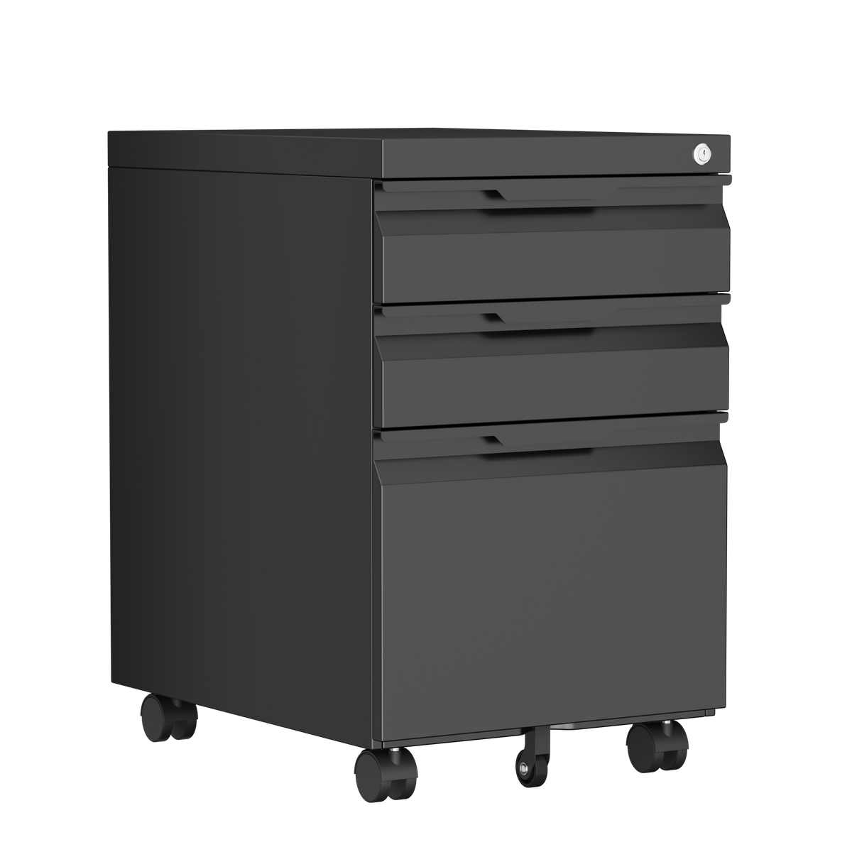 DS Mason Steel Mobile Pedestal 3-Drawer Cabinet