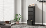 DS Mason Steel 4-Drawer File Cabinet